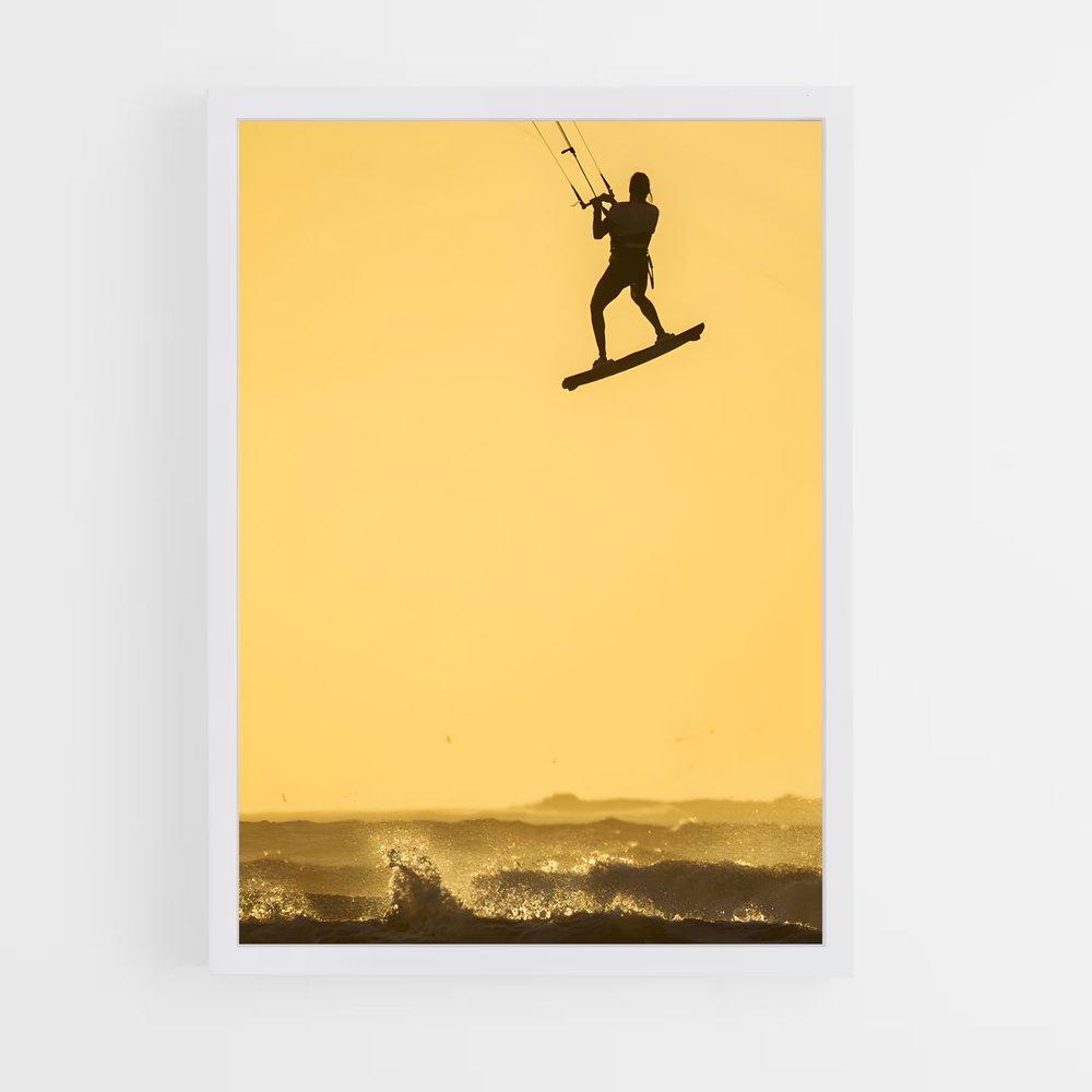 Poster Parade Aquatique – affiche Kitesurf (vue 3)
